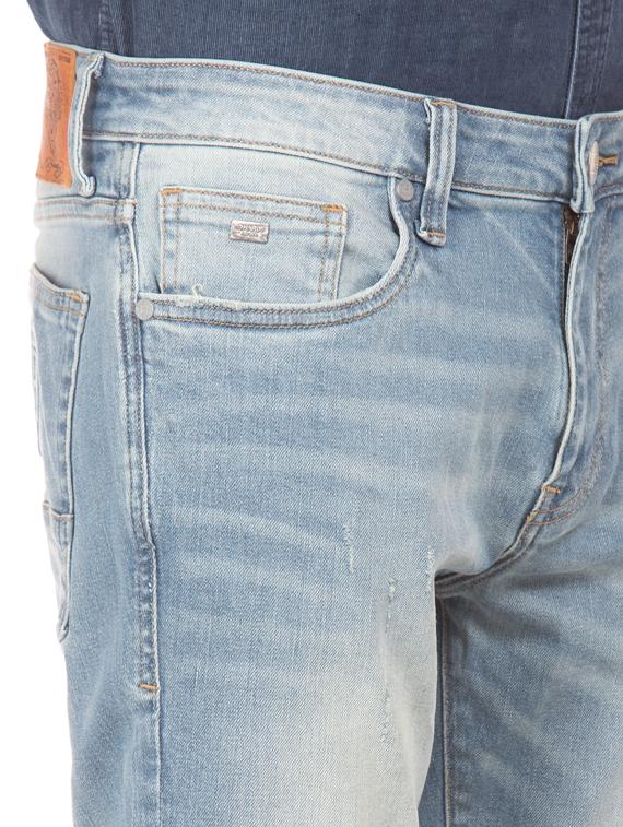 blue light washed denim jeans - 17731833 - Standard Image - 4
