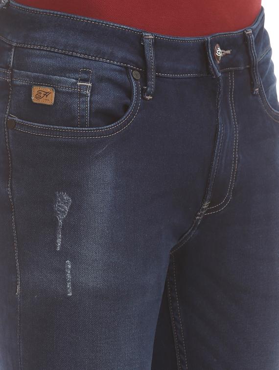 blue light washed denim jeans - 17731911 - Standard Image - 4