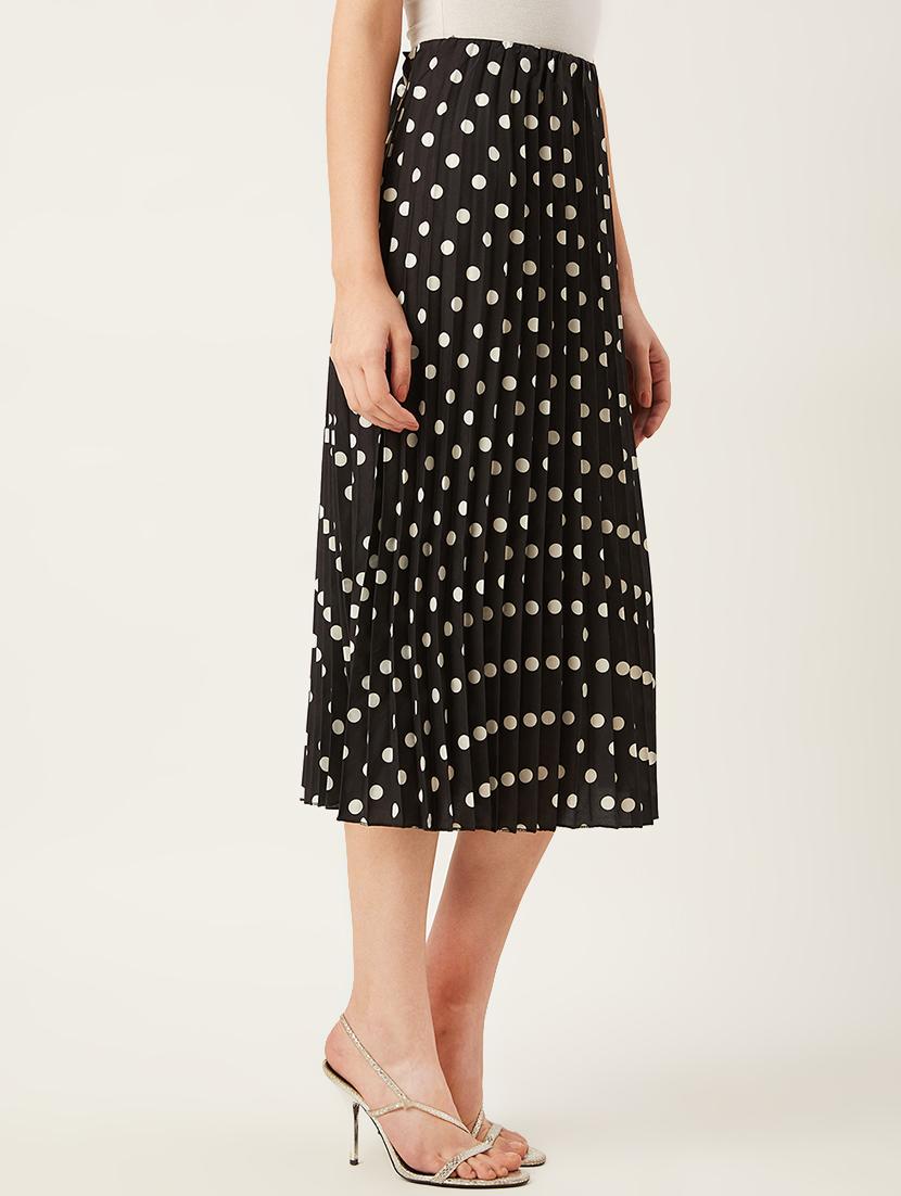 high rise polka dot a-line skirt - 17732295 -  Standard Image - 1