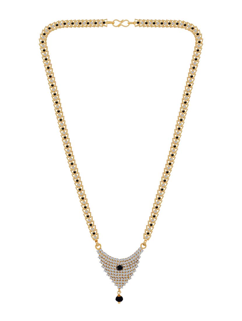 gold beads mangalsutra - 17733050 - Standard Image - 1