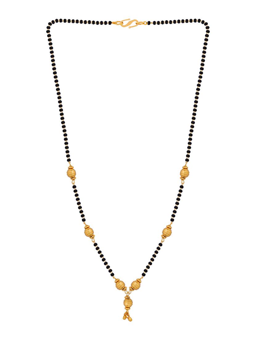 gold beads mangalsutra - 17733052 - Standard Image - 1