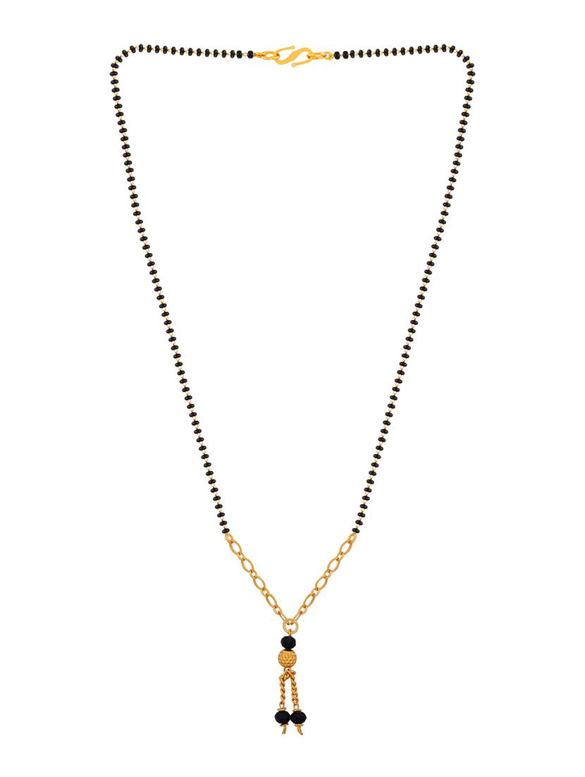 gold beads mangalsutra - 17733058 - Standard Image - 1