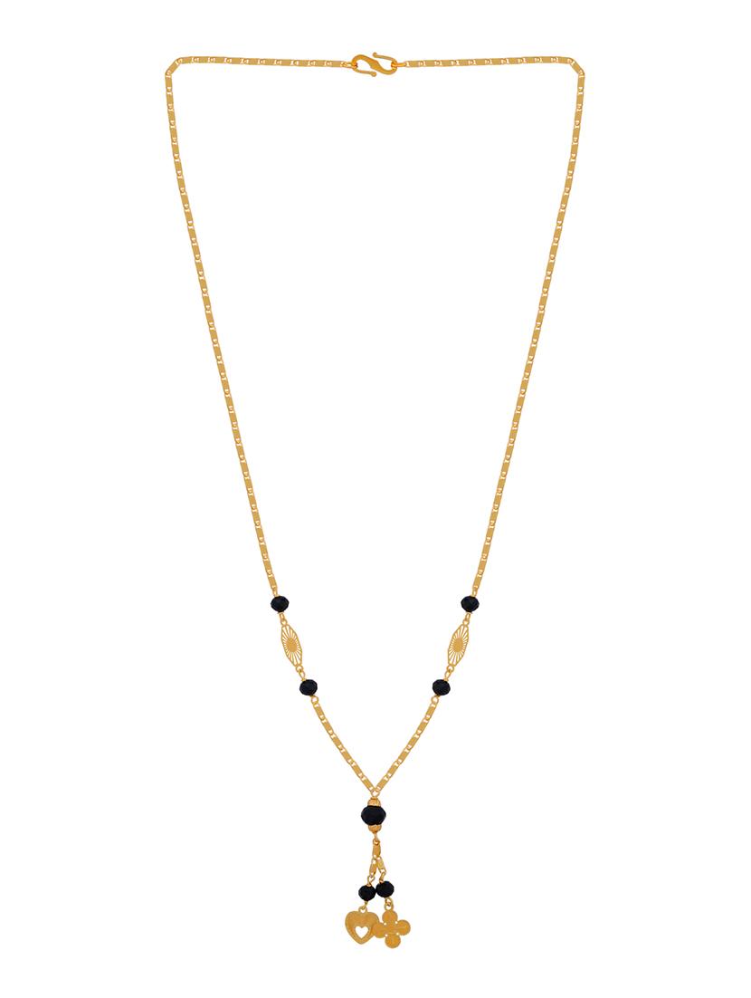 gold beads mangalsutra - 17733062 - Standard Image - 1