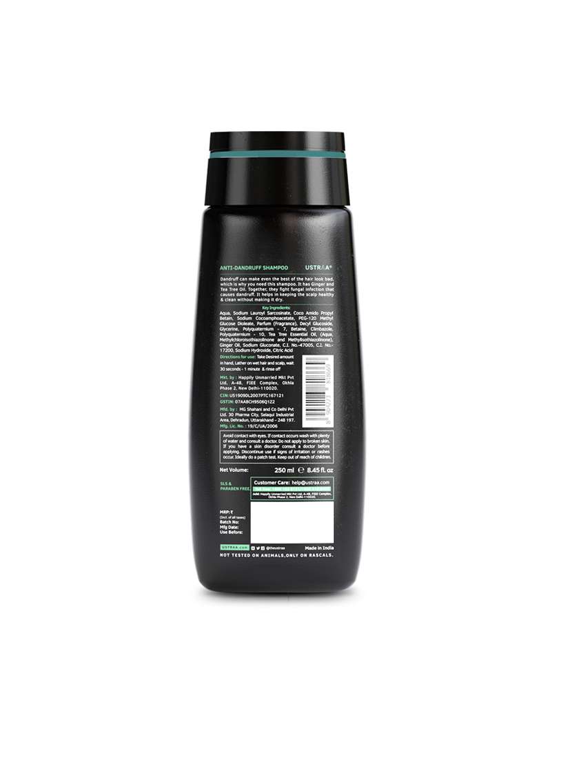 ustraa anti dandruff shampoo - 250ml and ustraa hair wax strong hold wet look - 100g - 17733139 - Standard Image - 4