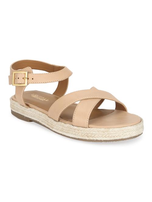 women nude ankle strap sandal - 17734138 - Standard Image - 0