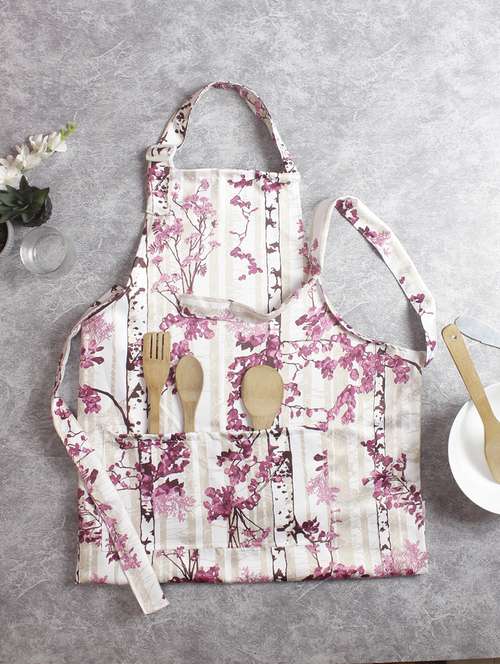 maroon print 1 apron - 17734483 - Standard Image - 0