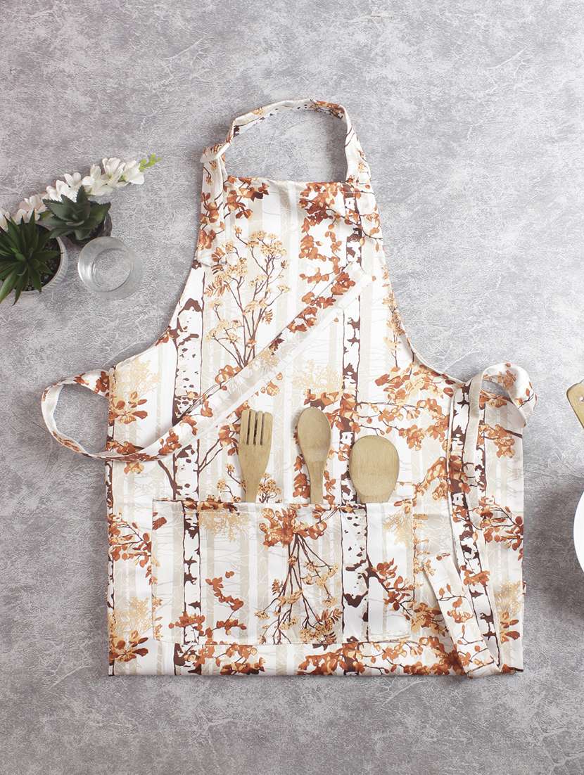 rust print 3 apron - 17734486 -  Zoom Image - 0