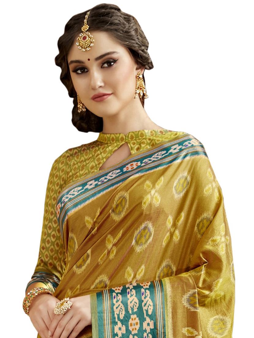 self design printed saree - 17734576 -  Standard Image - 1
