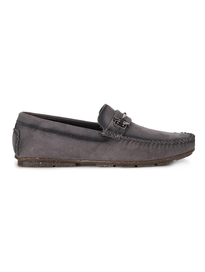 grey suede slip on loafers - 17734808 -  Standard Image - 1