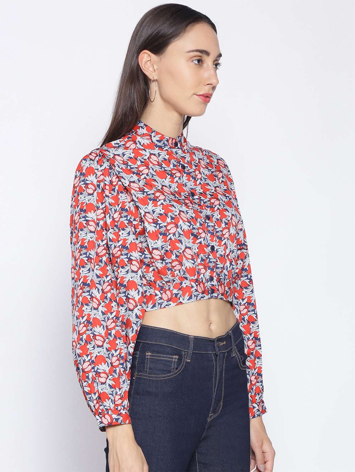 multi colored polyester regular shirt - 17735933 -  Standard Image - 1