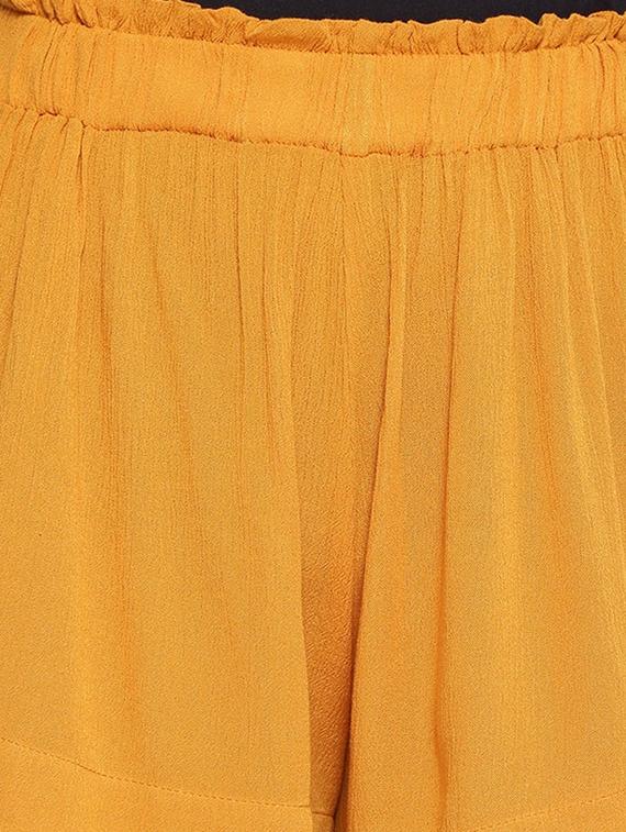 yellow solid short - 17735972 - Standard Image - 4