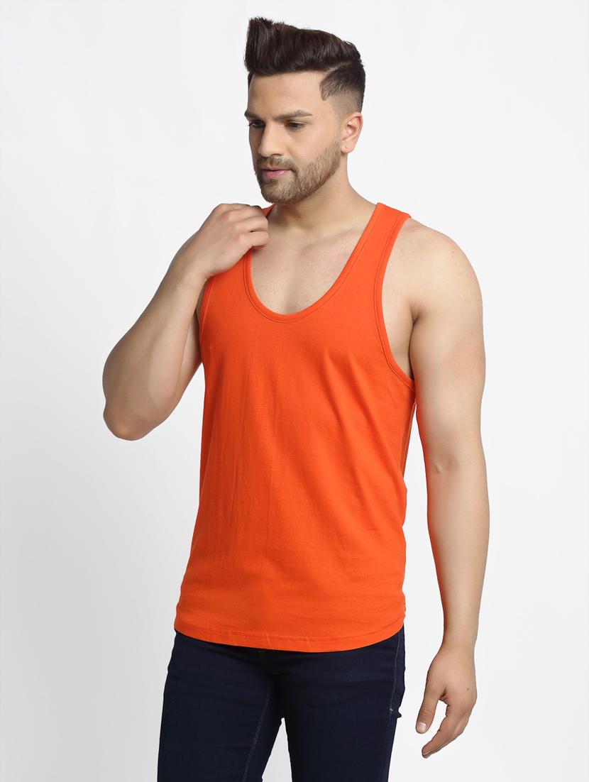 orange solid vest - 17735991 -  Standard Image - 1