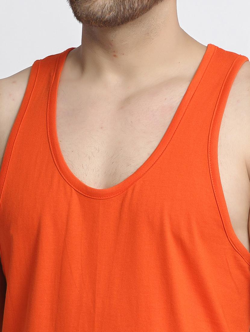 orange solid vest - 17735991 - Standard Image - 4