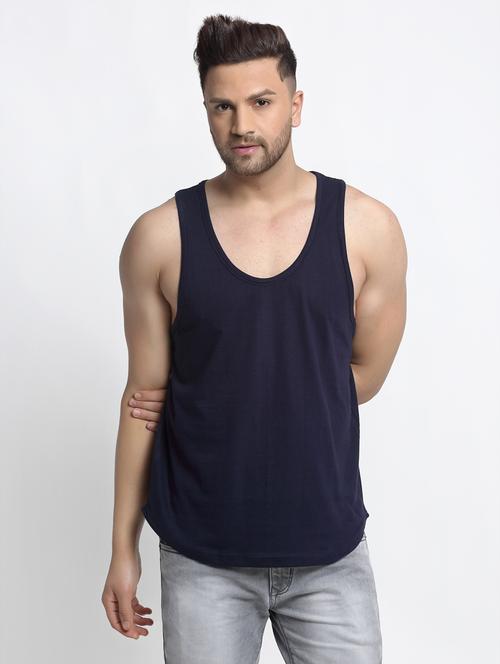 navy blue solid vest - 17735994 -  Standard Image - 0