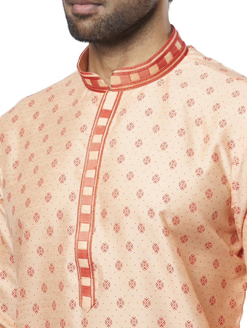 pink printed long kurta - 17737994 - Standard Image - 4