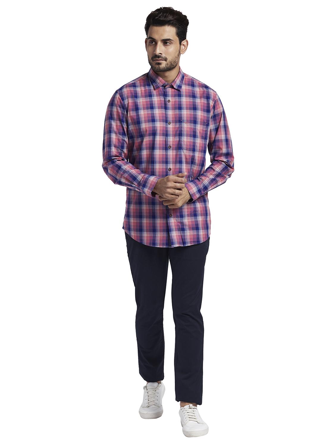 red checkered casual shirt - 17738003 - Standard Image - 4