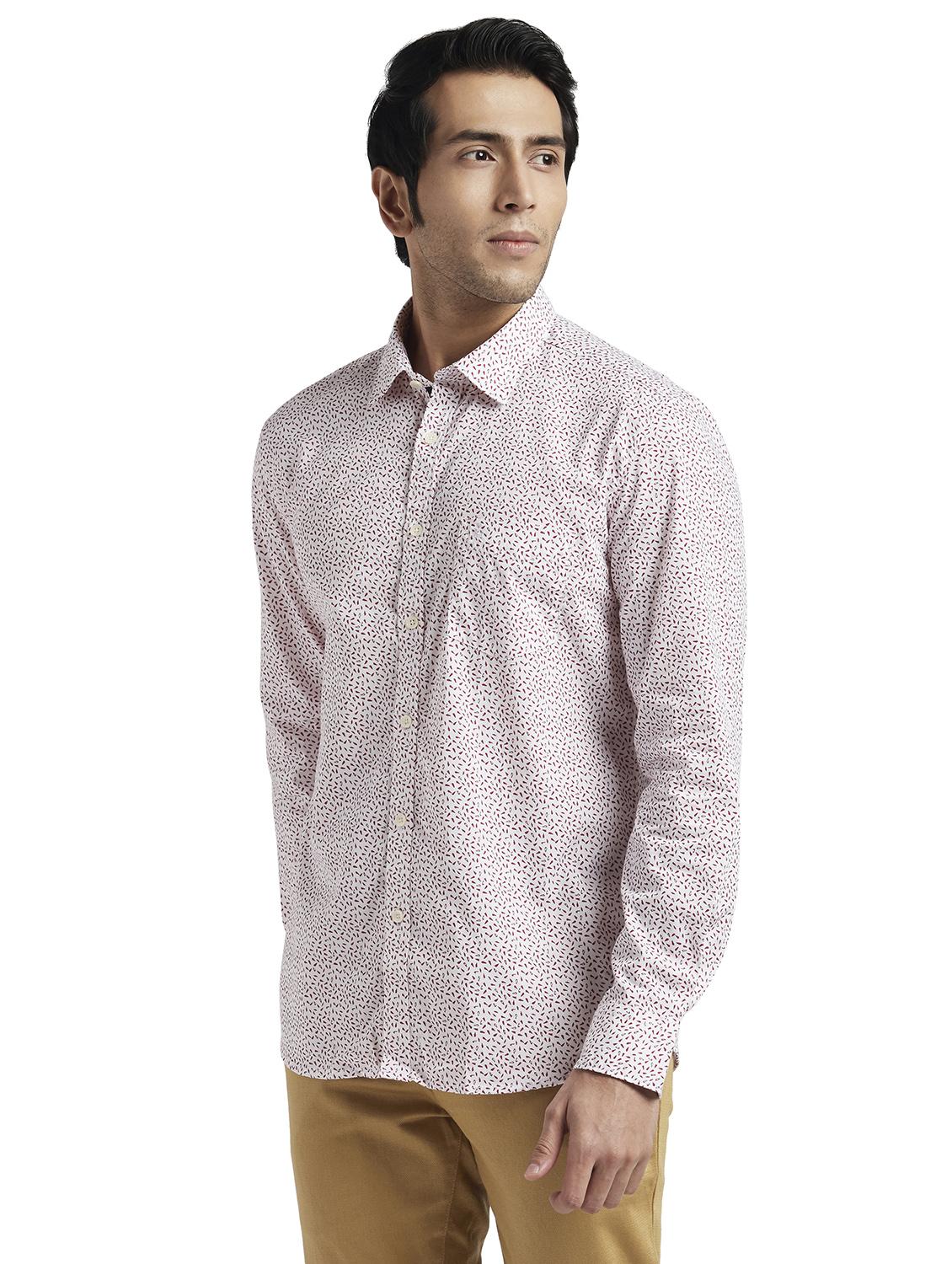red printed casual shirt - 17738017 -  Standard Image - 1