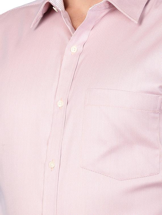 pink self design formal shirt - 17738141 - Standard Image - 4