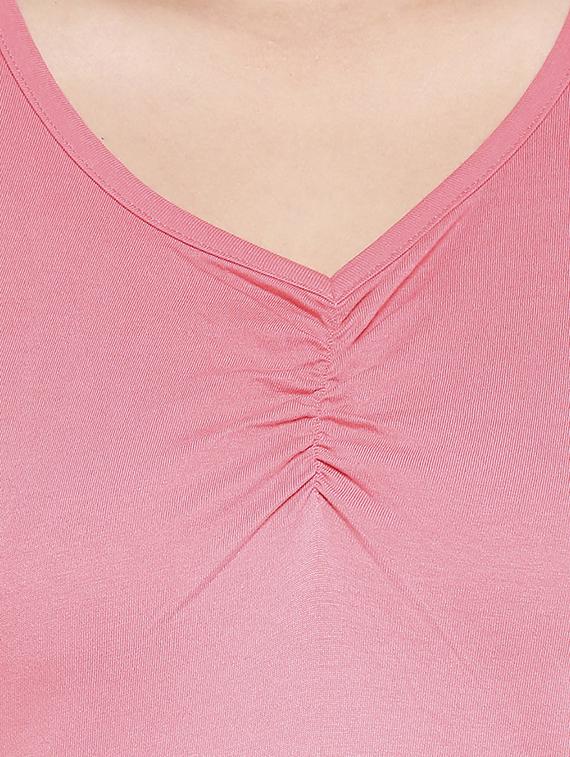 v-neck ombre tee - 17738279 - Standard Image - 4