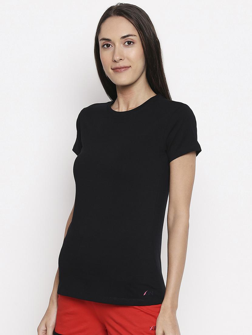 round neck solid tee - 17738285 - Standard Image - 1