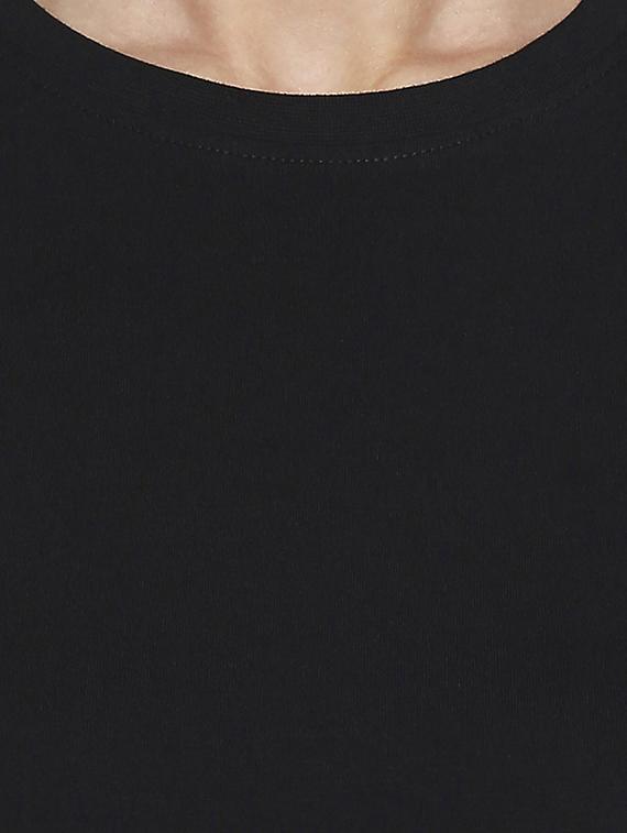 round neck solid tee - 17738285 - Standard Image - 4