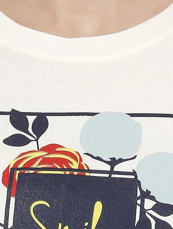 round neck graphic tee - 17738292 - Standard Image - 4