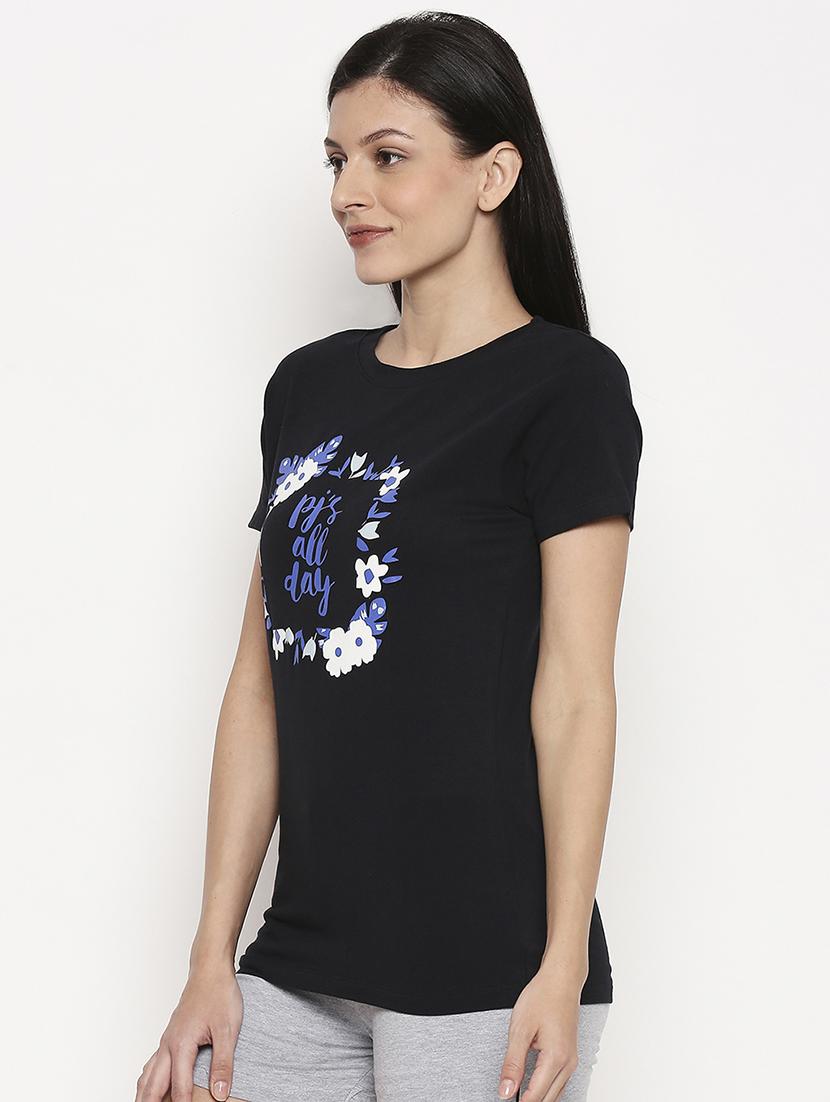 round neck graphic tee - 17738298 - Standard Image - 1