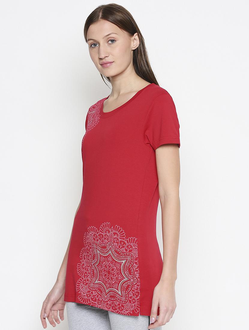 round neck printed tee - 17738313 - Standard Image - 1