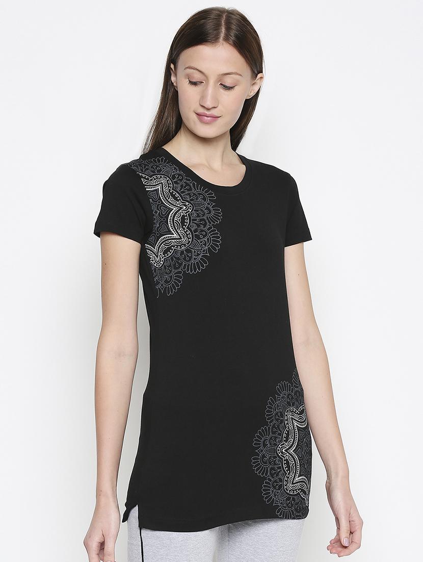 round neck printed tee - 17738316 - Standard Image - 1