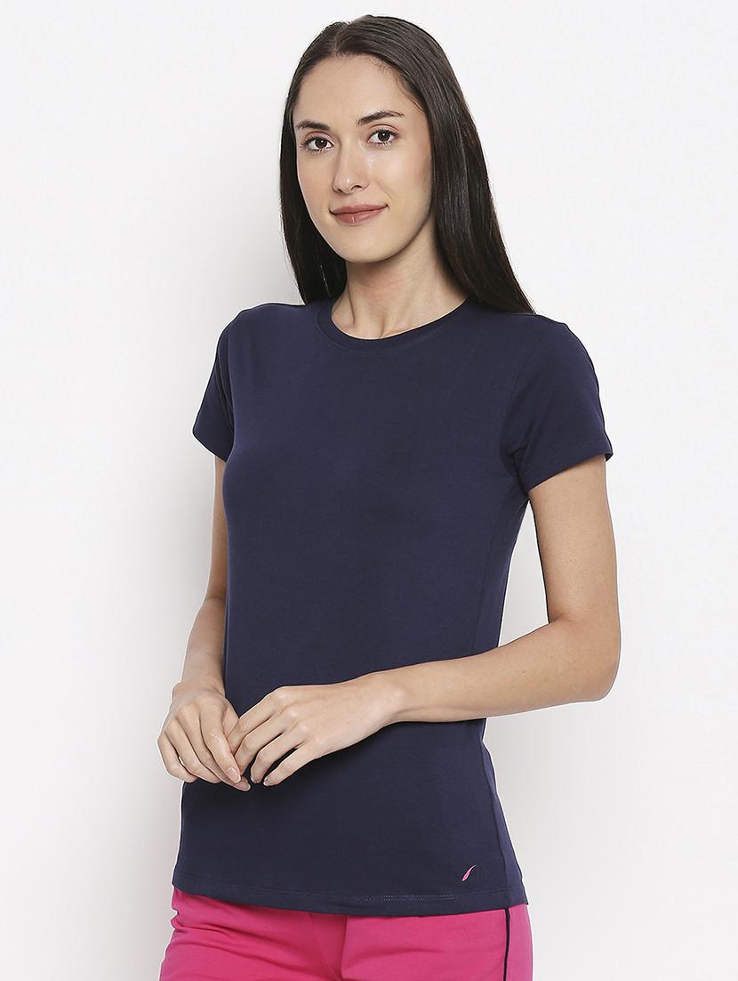 round neck solid tee - 17738330 - Standard Image - 1