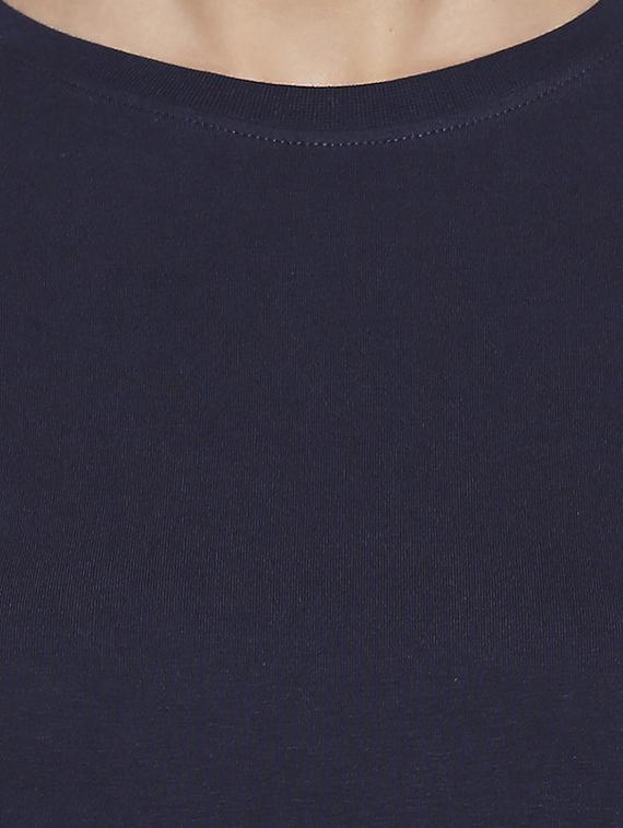 round neck solid tee - 17738330 - Standard Image - 4