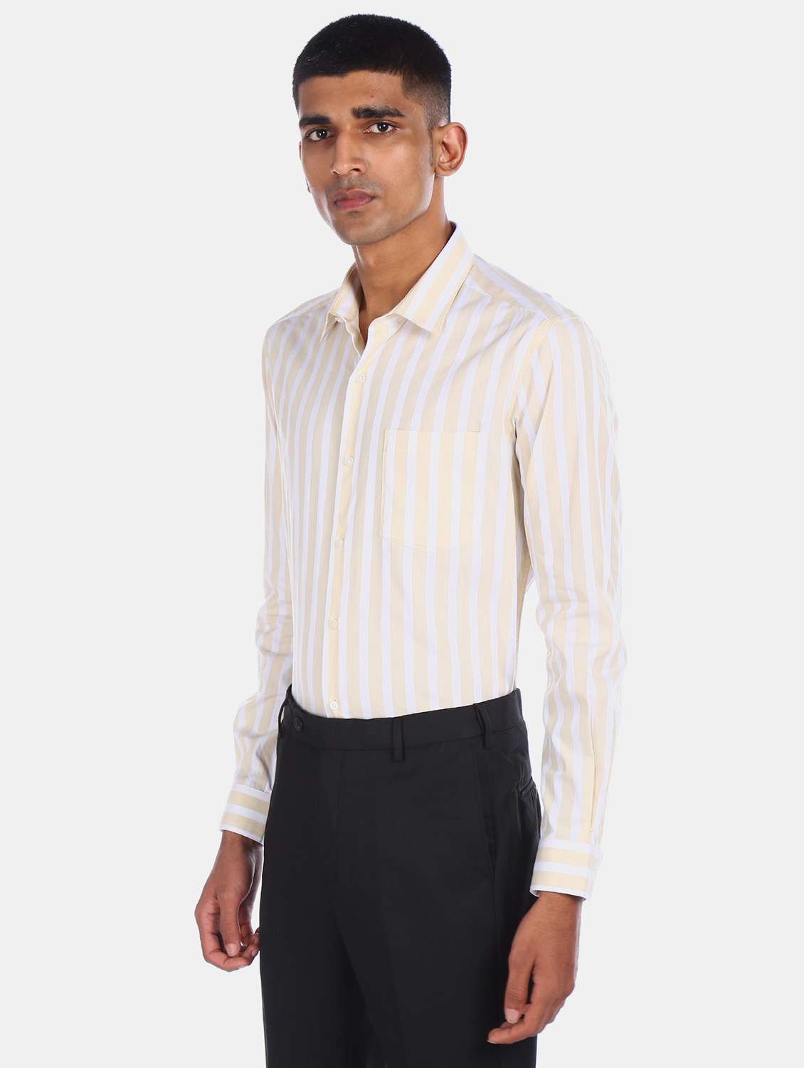 mens stripes formal shirt - 17739314 -  Standard Image - 1
