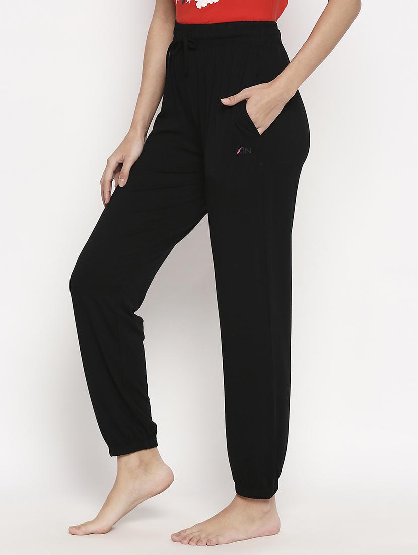 high rise solid pyjama - 17740171 - Standard Image - 1