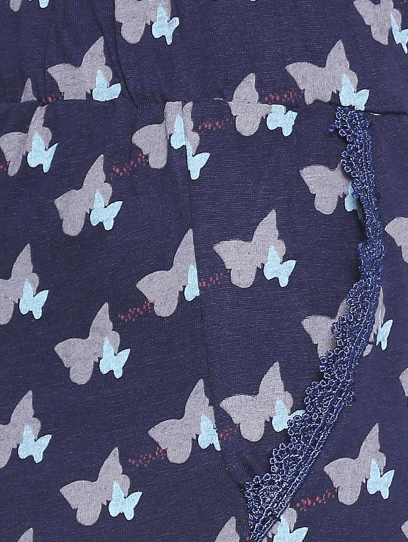 high rise printed pajama - 17740179 - Standard Image - 4