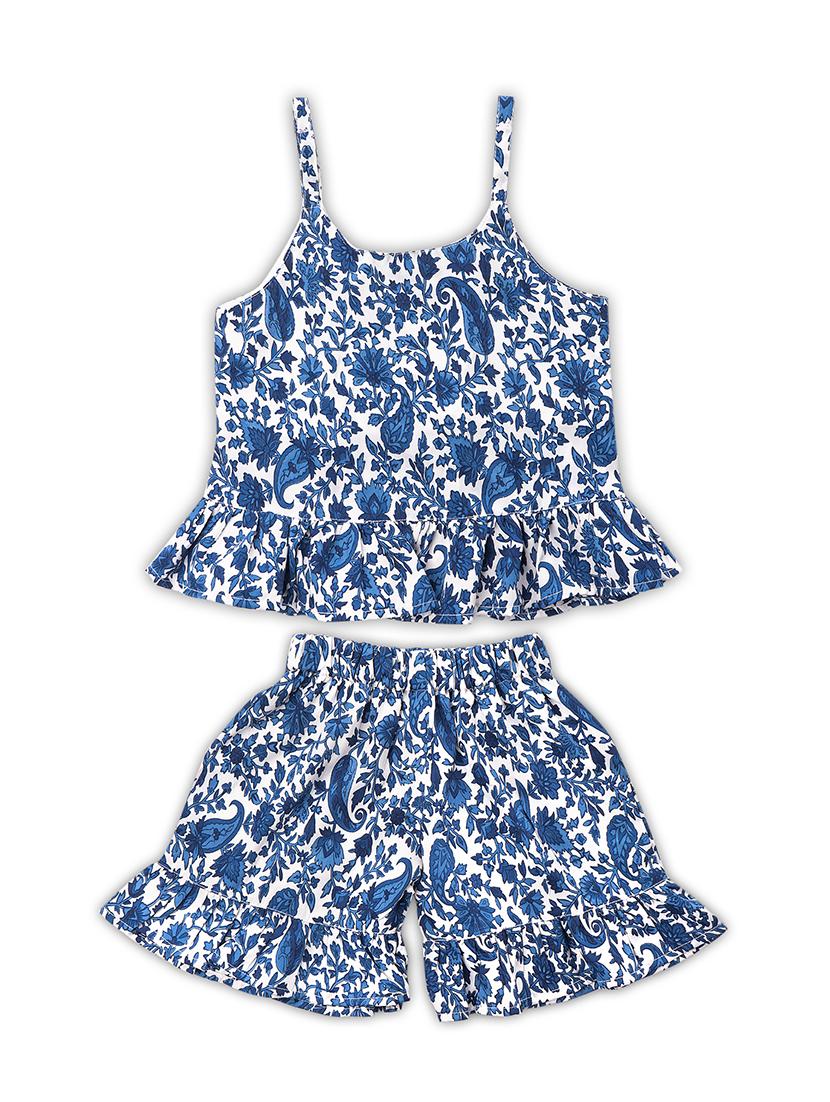 floral top with shorts set  - 17740424 -  Standard Image - 1
