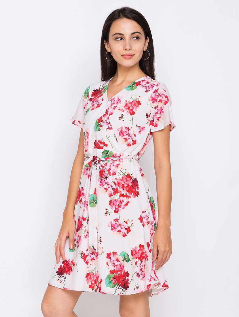 women's wrap floral dress - 17742270 -  Standard Image - 1