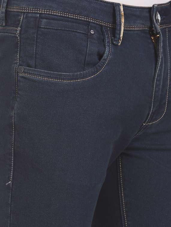 blue plain denim jeans - 17742345 - Standard Image - 4