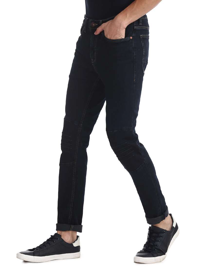 blue plain denim jeans - 17742378 - Standard Image - 1