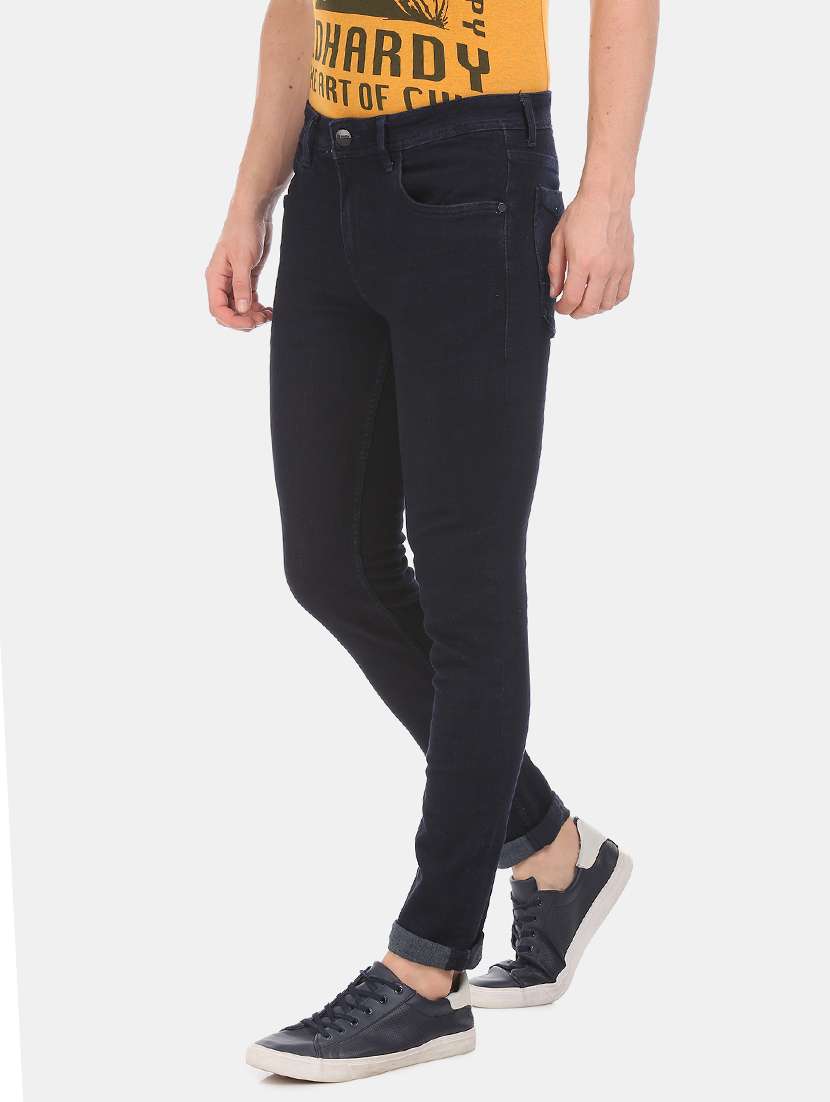 black plain denim jeans  - 17742492 -  Standard Image - 1