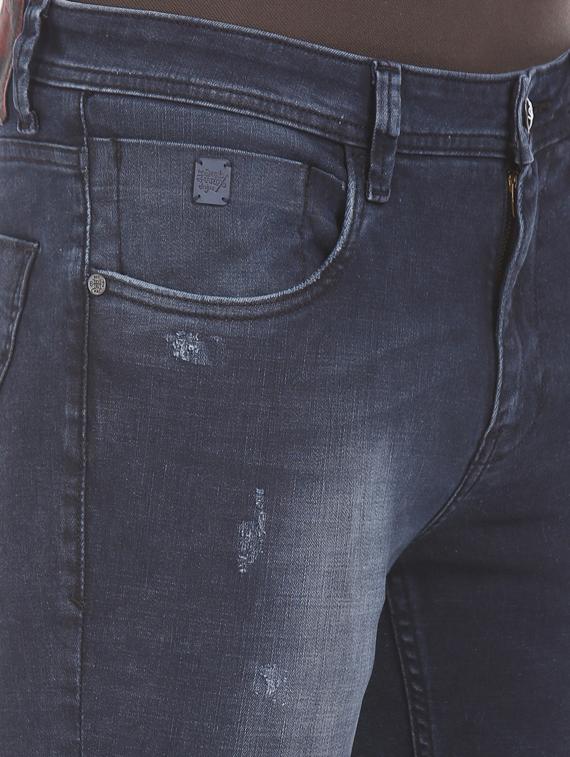 mens slim fit distressed jeans - 17742495 - Standard Image - 4