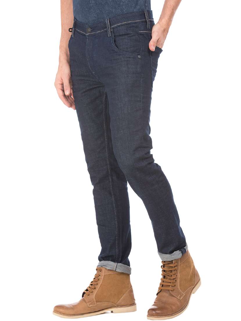 blue plain denim jeans  - 17742529 -  Standard Image - 1
