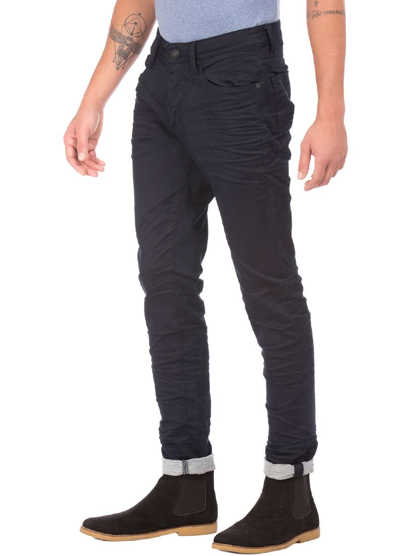 blue plain denim jeans  - 17742532 -  Standard Image - 1