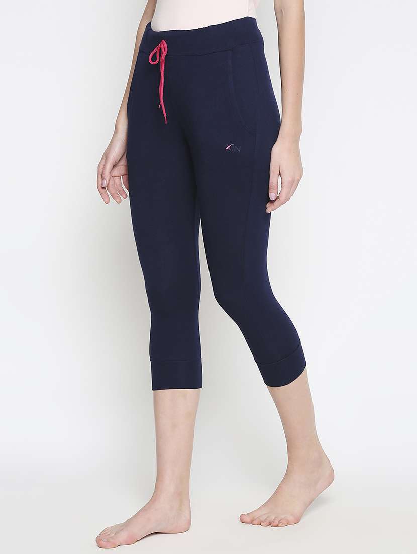 high rise solid capri - 17742671 - Standard Image - 1