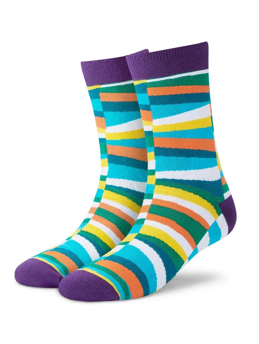 women printed above ankle length sock - 17742852 - Standard Image - 1