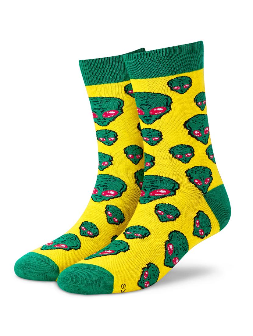 women printed above ankle length socks - 17742853 - Standard Image - 1