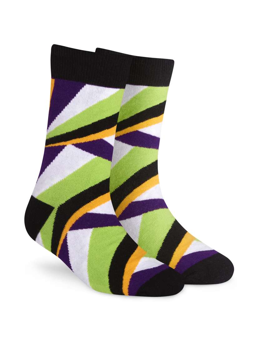 men printed above ankle length sock