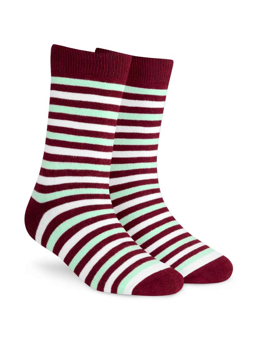 women striped full length socks 