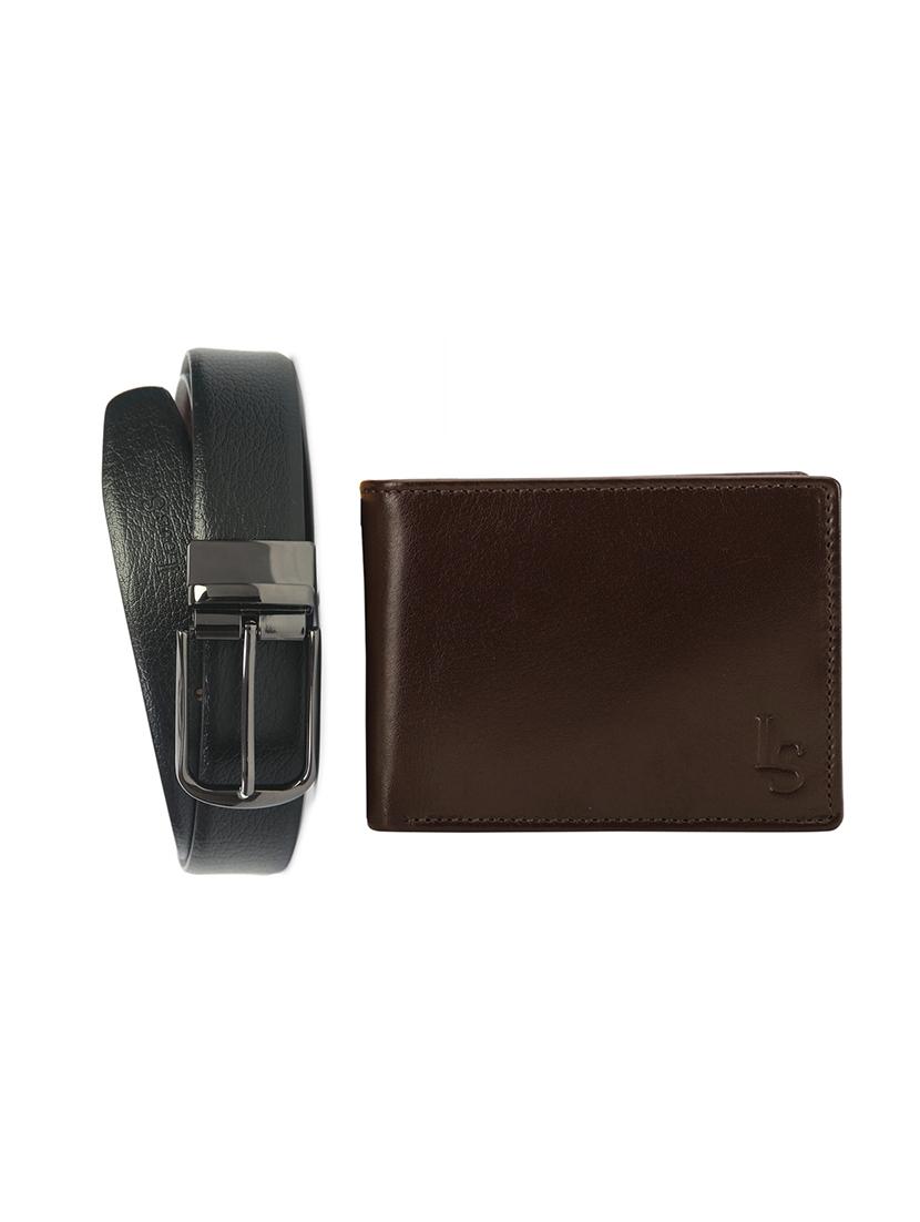brown leather gift combo
