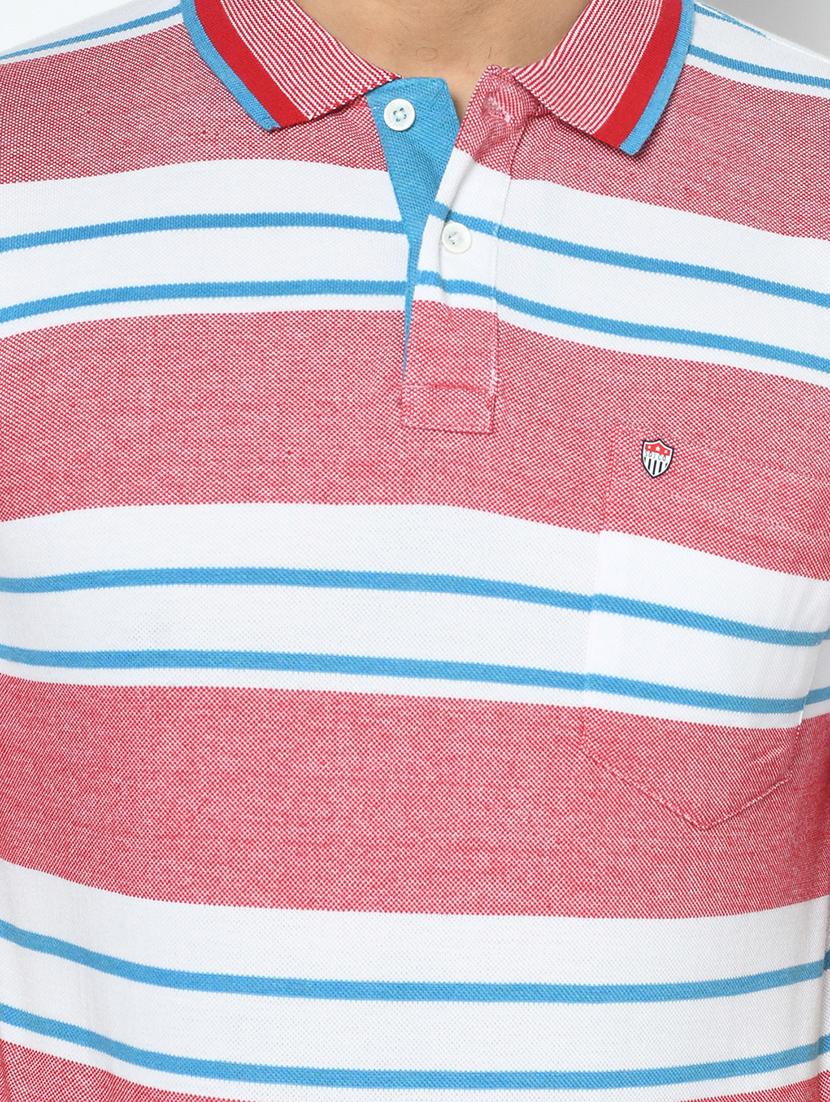red striped polo t-shirt - 17745653 - Standard Image - 4