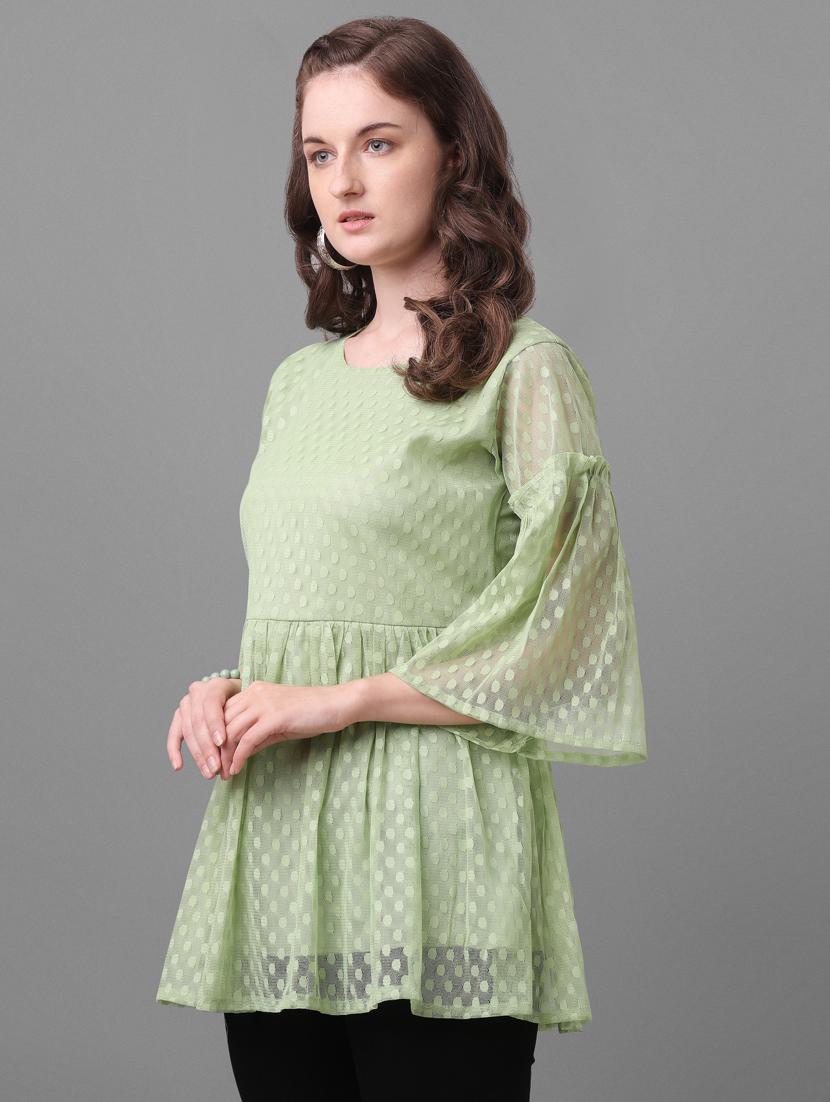 tie back dobby top  - 17748597 -  Standard Image - 1